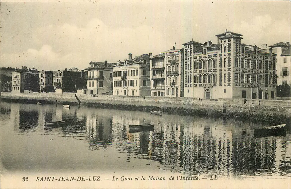 Saint-Jean-de-Luz — Der Kai und das Haus der Infantin — LL - Vorderseite