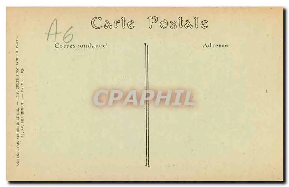 Dieppe — A Peixaria — The Fish-Market — JND Phot. n°452 - Verso