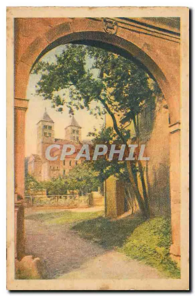 Blick auf die Abtei Murbach — Braun & Cie, Mulhouse-Bornach - Vorderseite