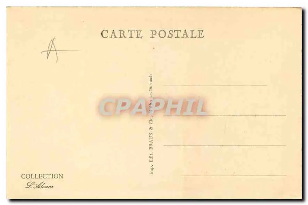 MULHOUSE — RUE HENRIETTE ET LE TEMPLE - 뒷면