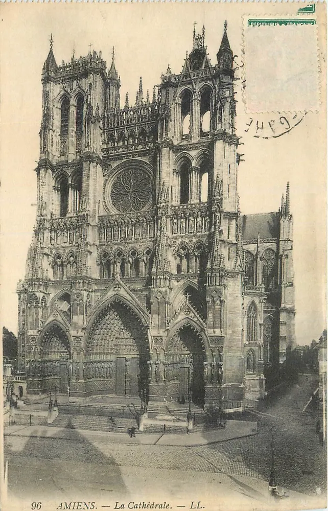 Amiens — A Catedral — LL. — N° 96 - Frente