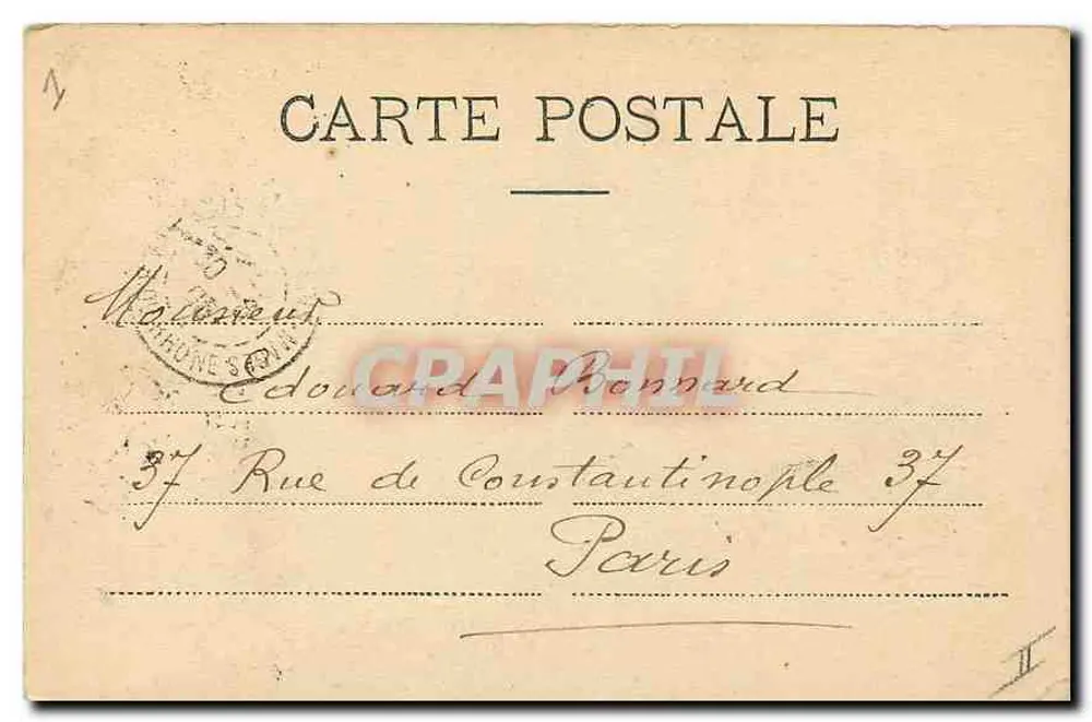 Evian-les-Bains — L'Église — Charnaux Frères & Fils, Genève, n°5547 - Verso