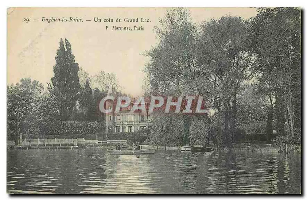 Enghien-les-Bains — Ein Teil des Großen Sees — P. Marmuse, Paris - Vorderseite