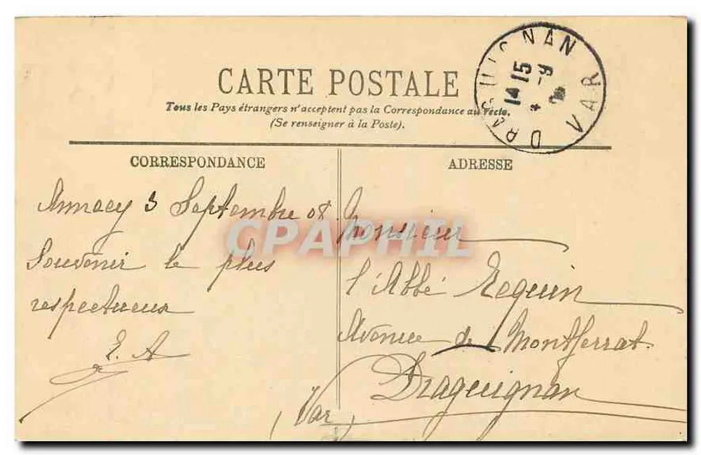 Annecy — Le Port et le Château — LL. - Verso