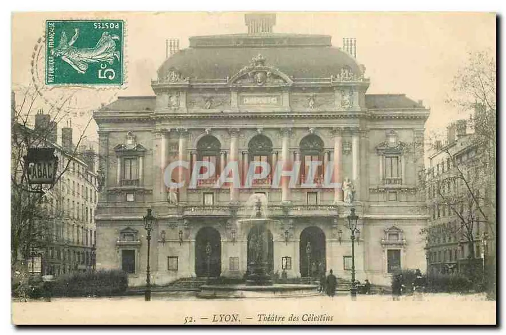 LYON — Théâtre des Célestins — publisher CABAC, n° 52 - Front