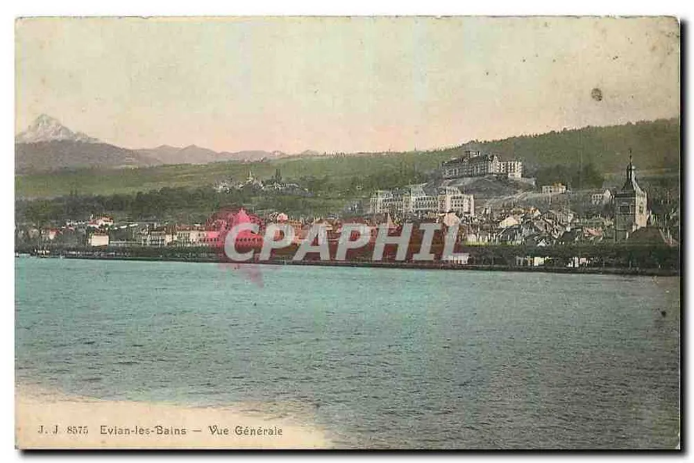 Evian-les-Bains — Vista Geral — J. J. 8575 - Frente