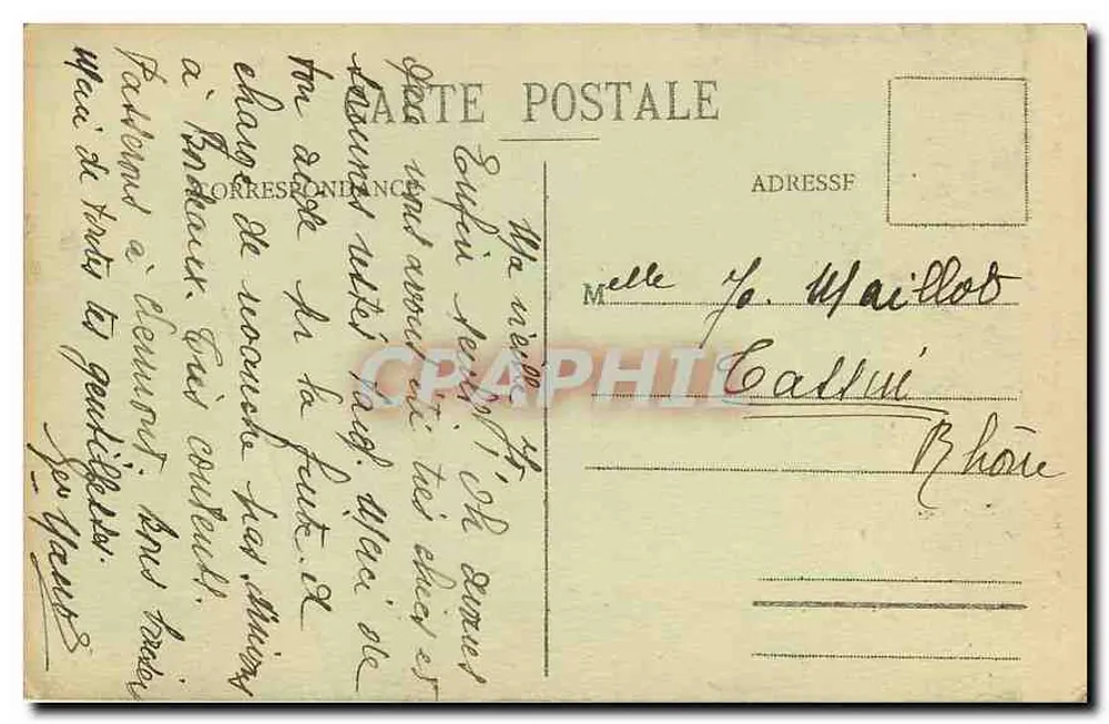 Flecha de São Miguel — Bordeaux — Fototipia Marcel Delboy, n°18 - Verso