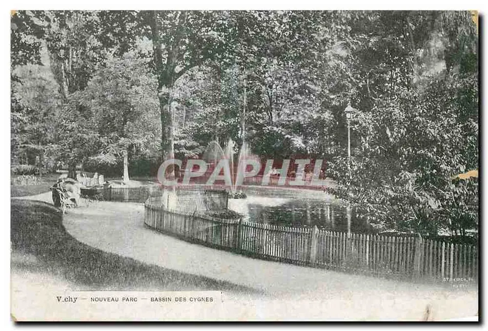 Vichy — Neuer Park — Schwannenteich - Vorderseite