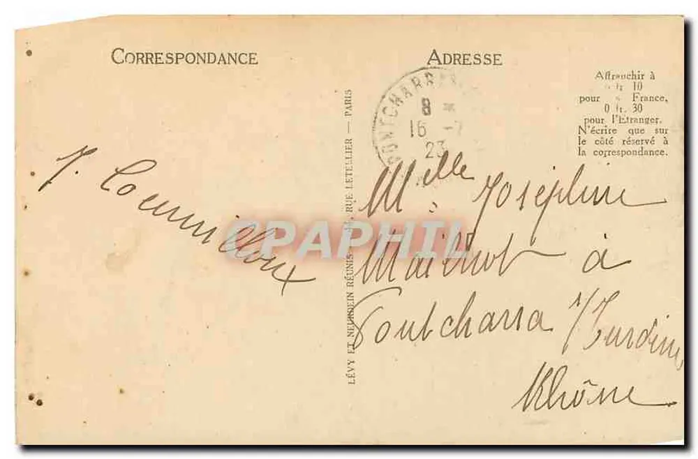 Aix-les-Bains — Le Lac du Bourget et la Dent du Chat — LL - Verso