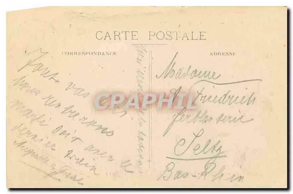 Belfort — Le Château et le Lion — Éditeur inconnu, n° 2 - Verso