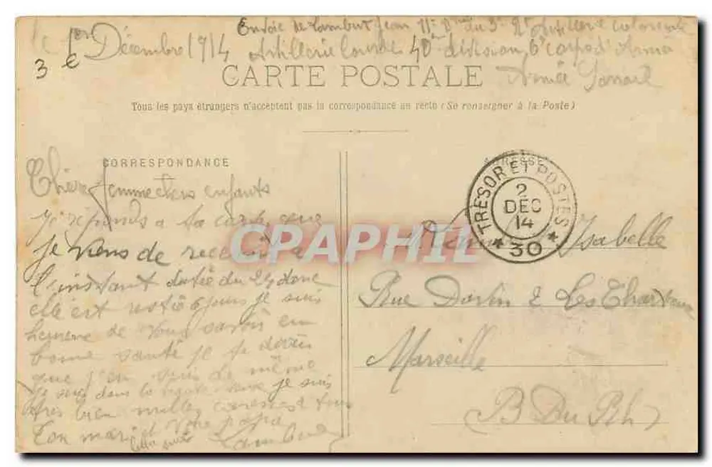 Lille - Bairro Heudelet — L. V., edit. - Verso