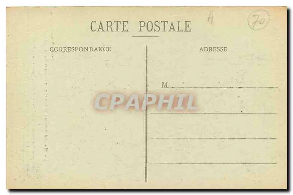 Grabsteine — (Gallo-Römische Zeit) — LUXEUIL-LES-BAINS, Serie 6 bis - Rückseite