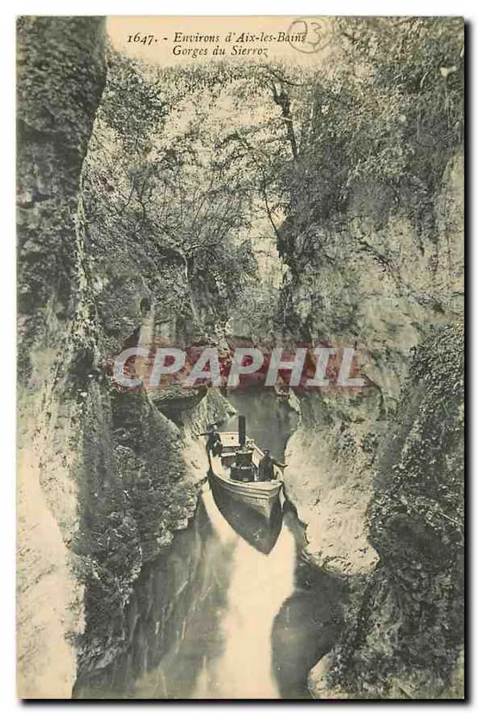 Gorges du Sièvre — Environs d'Aix-les-Bains — Éditeur Lavinge, n° 1647 - Recto