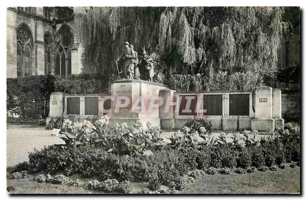 Monument aux Morts in Châlons-sur-Marne — 1918 — Photo Editions in Bronze, Paris - Vorderseite