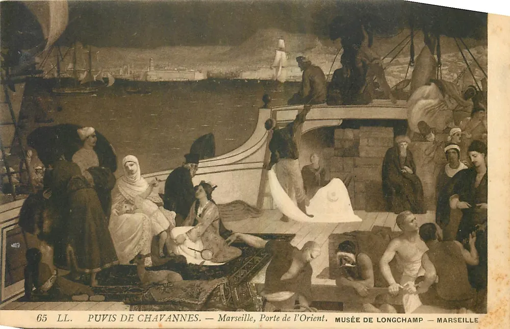 Marseille, Porte de l'Orient — Puvis de Chavannes — Musée de Longchamp, Marseille - Vorderseite