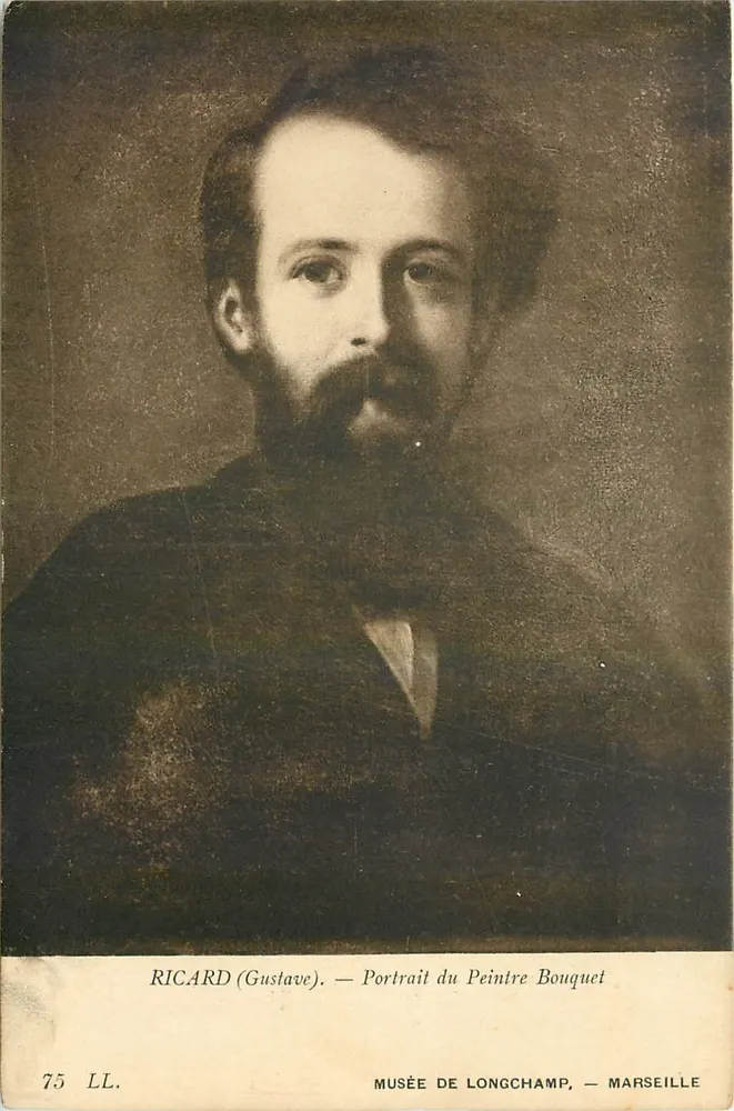 Ricard (Gustave) — Portrait des Malers Bouquet — Musée de Longchamp, Marseille - Vorderseite