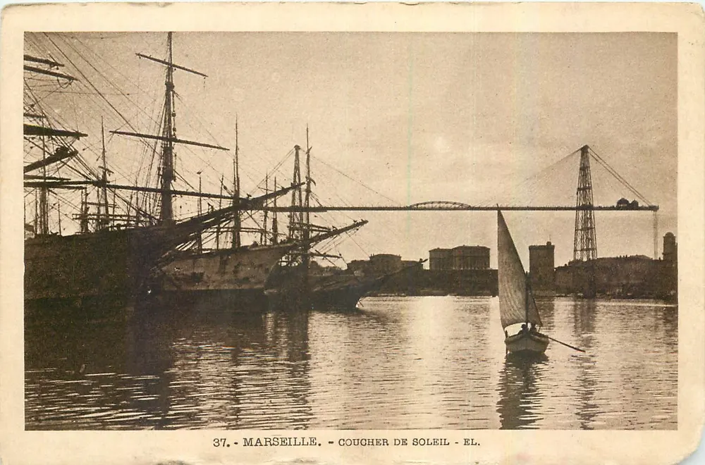 Marseille — zachód słońca — EL, n°37 - Awers