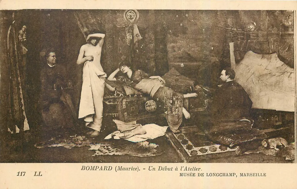 Un Début à l'Atelier — Bompard (Maurice) — Musée de Longchamp, Marseille - Recto
