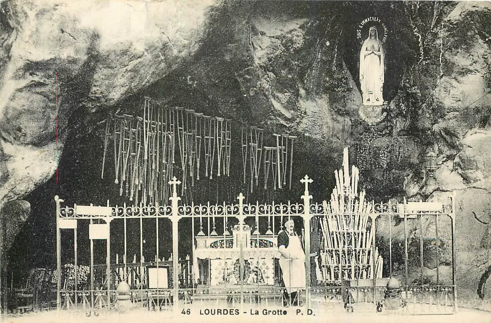 Lourdes - A Gruta — P.D. n°46 - Frente