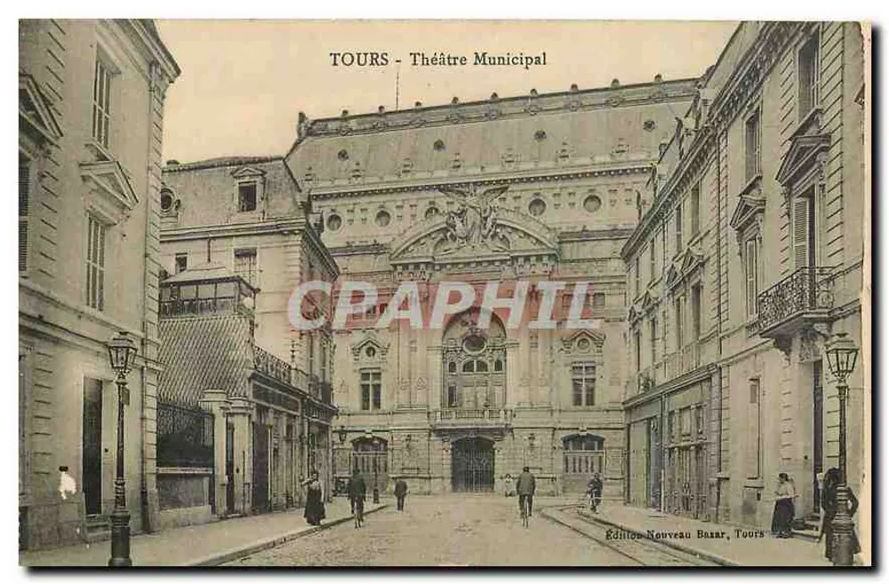 Tours - Teatro Municipal — Edição Nouveau Basar, Tours - Frente