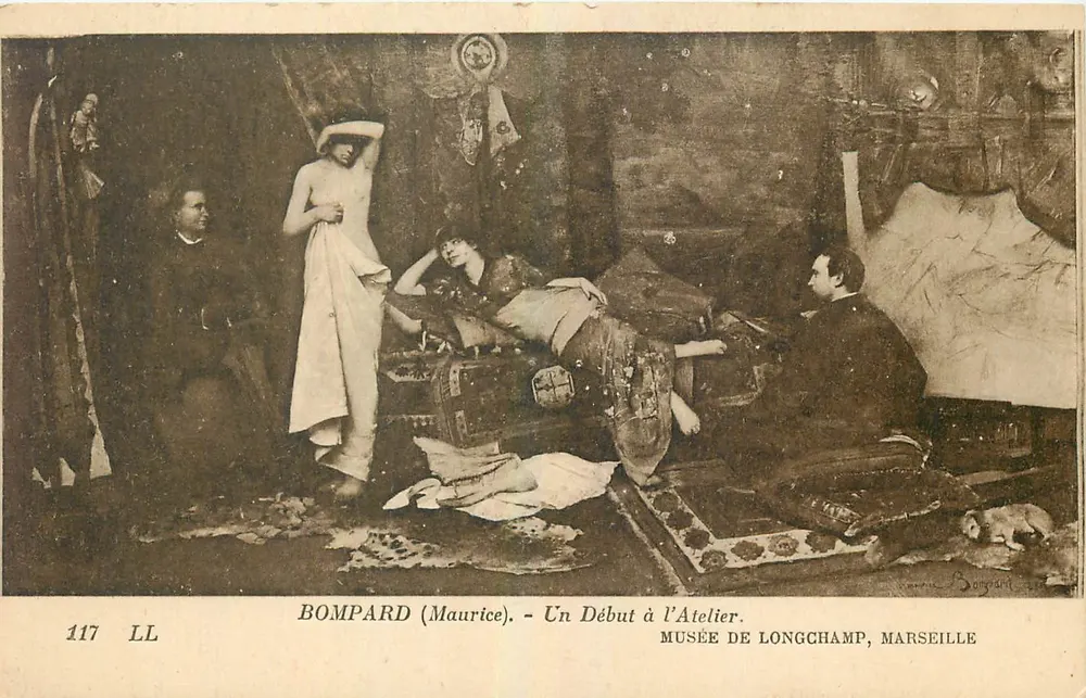 Un Début à l'Atelier — Bompard (Maurice) — Musée de Longchamp, Marseille - Recto