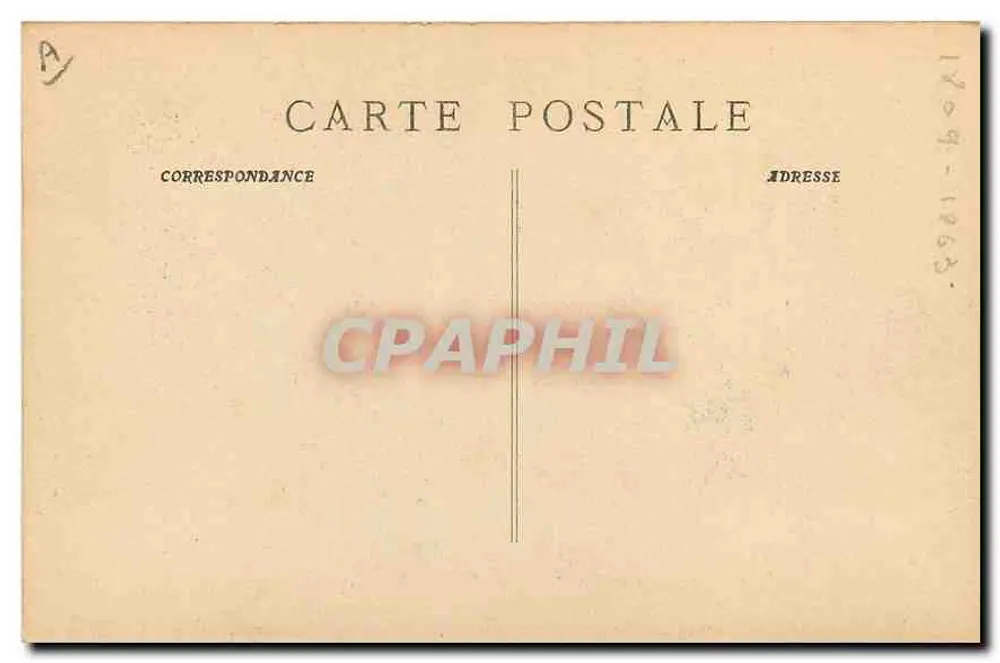 Vue de Marseille — Musée Longchamp — P. Ruat, édit., Marseille - Verso