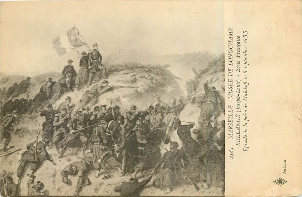 Episod der Eroberung von Longchamp — 8. September 1855 — Musée de Marseille, Verlag Perfecta, Nr. 2585 - Vorderseite