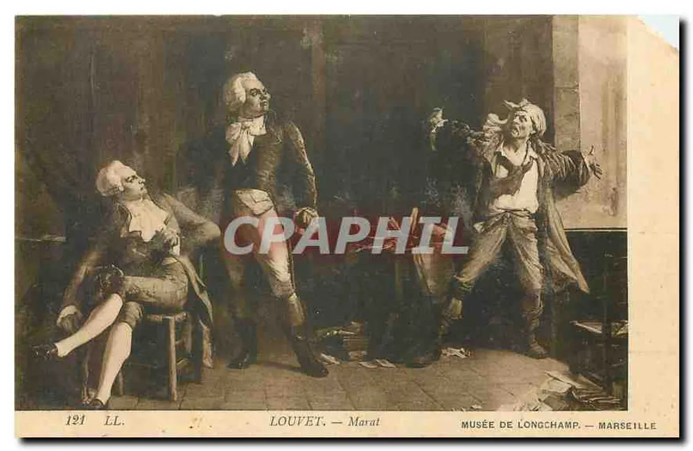 Marat — Louvet — Museu de Longchamp — Marseille - Frente