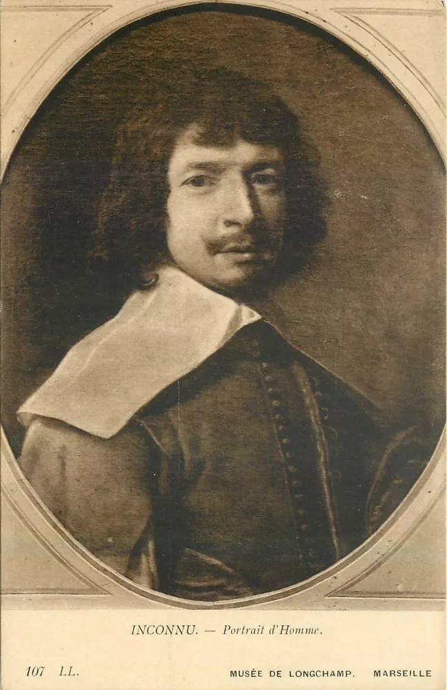 Inconnu — Portrait d'Homme — Musée de Longchamp, Marseille - Recto