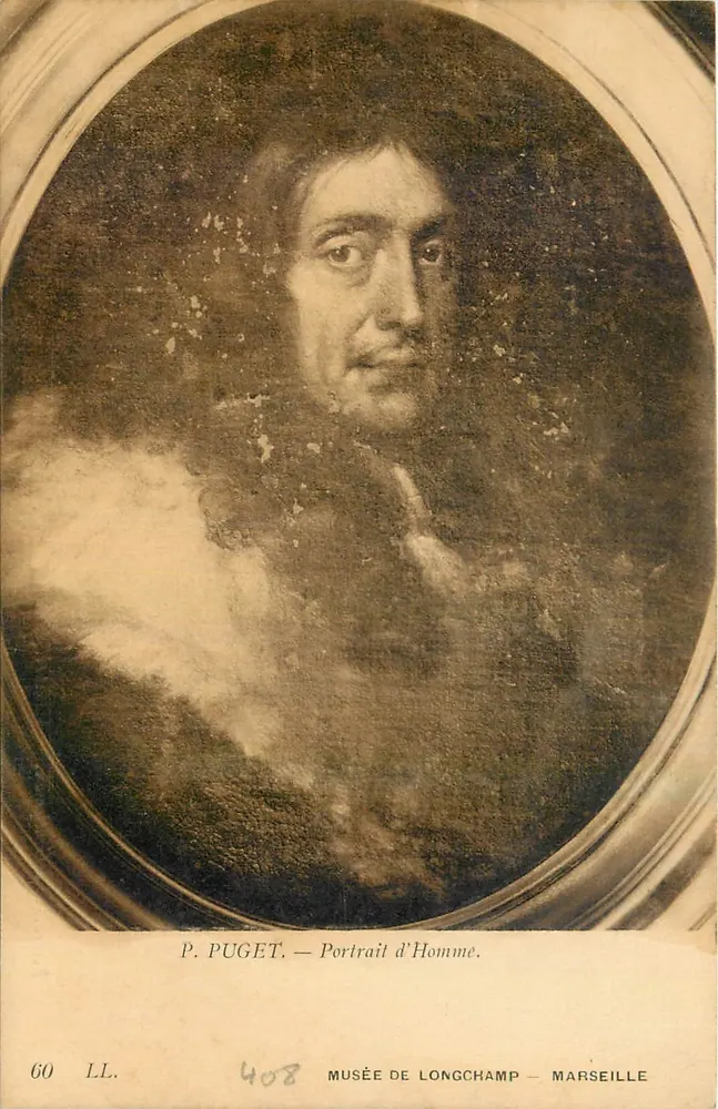 P. Puget — Portrait d'Homme — Musée de Longchamp — Marseille - Recto