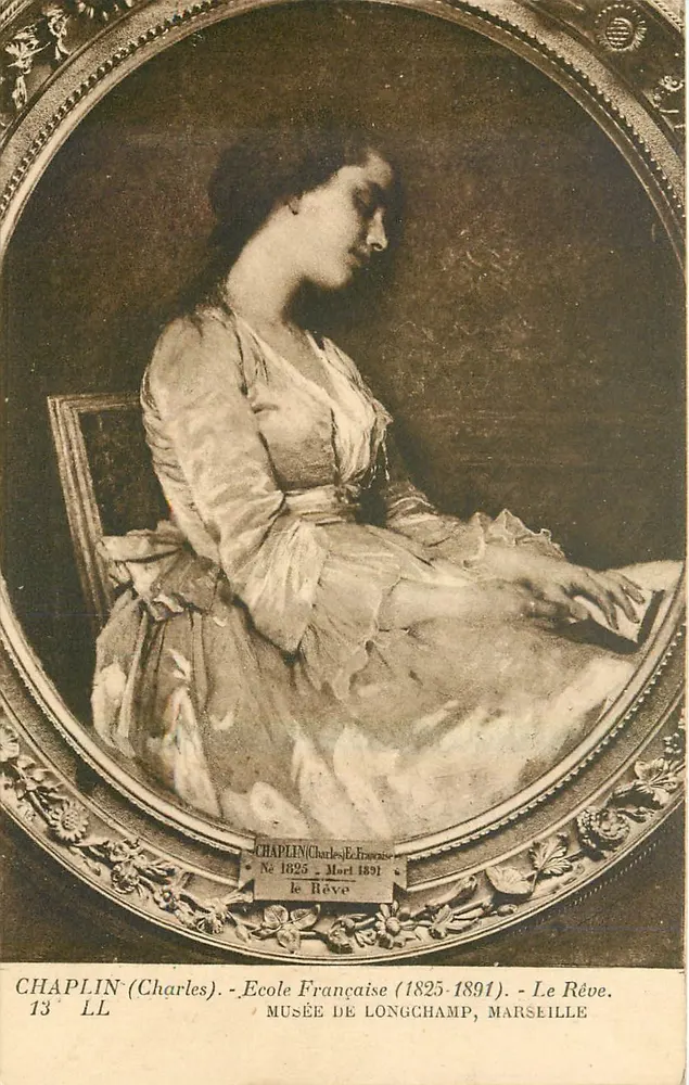 Der Traum — Charles Chaplin (1825–1891) — Musée de Longchamp, Marseille - Vorderseite