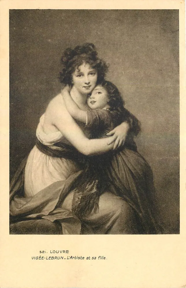 Vigée-Lebrun - Die Künstlerin und ihre Tochter — Édition des Musées Nationaux, Musée du Louvre - Vorderseite