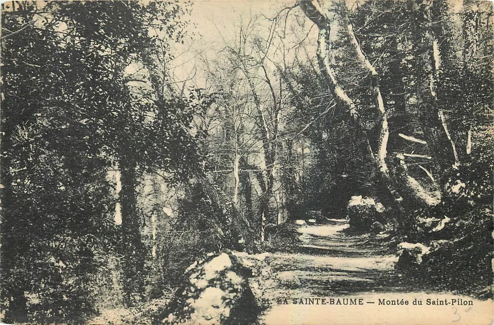 Sainte-Baume — Subida ao Santo Pilon - Frente
