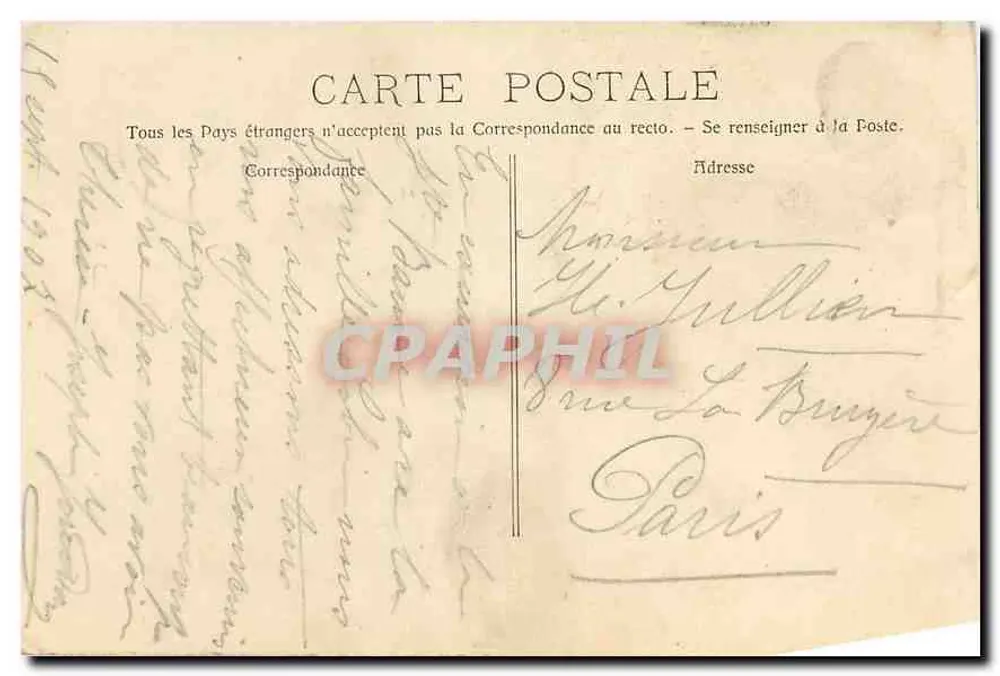 La Sainte-Baume - O St-Pilon e a Gruta — Editor: P. L. P. (n° 911) - Verso