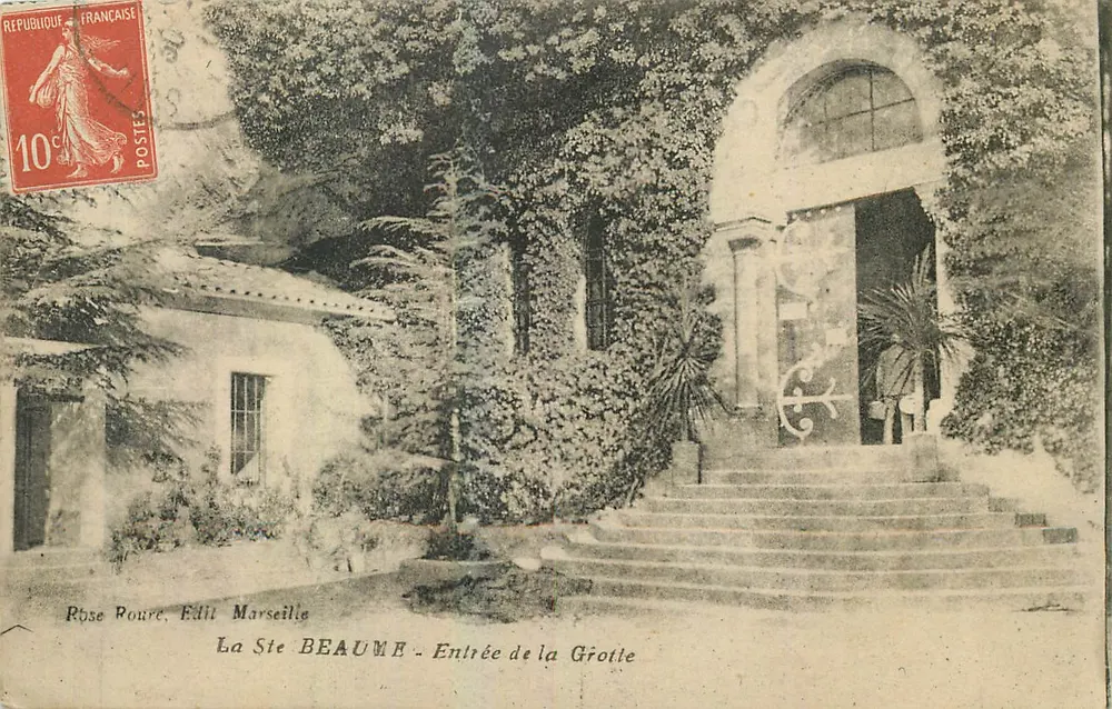A Santa BEAUME - Entrada da Gruta — Rose Pource, Edição Marselha - Frente