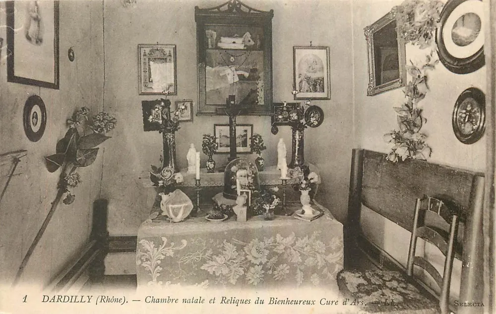 Dardilly (Rhône) — Geburtszimmer und Reliquien des Seligen Curé d'Ars — Selecta - Vorderseite