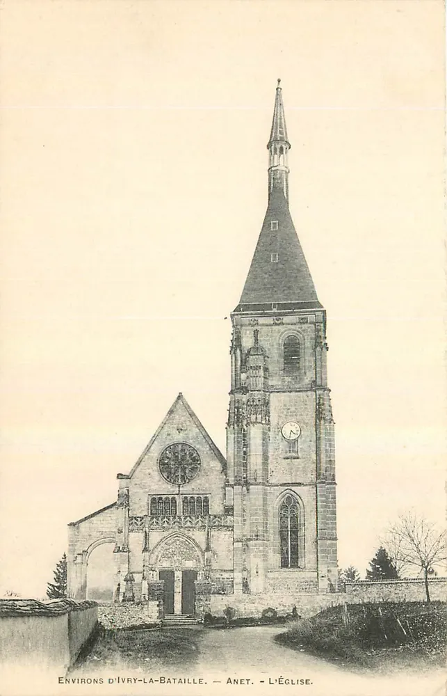 Anet — A Igreja — Fototipia A. Breguet, Paris - Frente