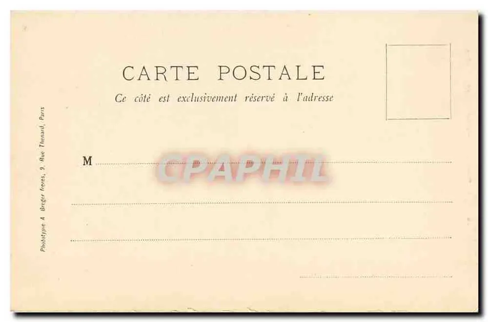 Anet — A Igreja — Fototipia A. Breguet, Paris - Verso