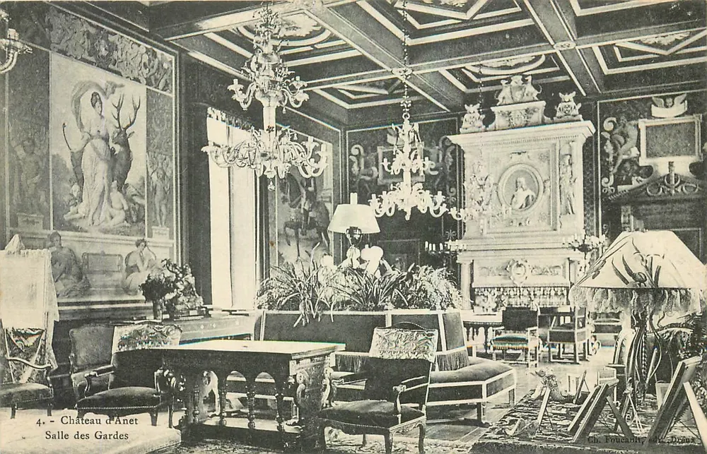 Château d'Anet — Guard Room — Ch. Poucailly, Drancy - Front
