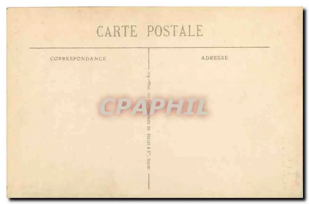 Iglesia de Santa Ana — Nantes — Colección F. Chapeau, 9° millar - Reverso