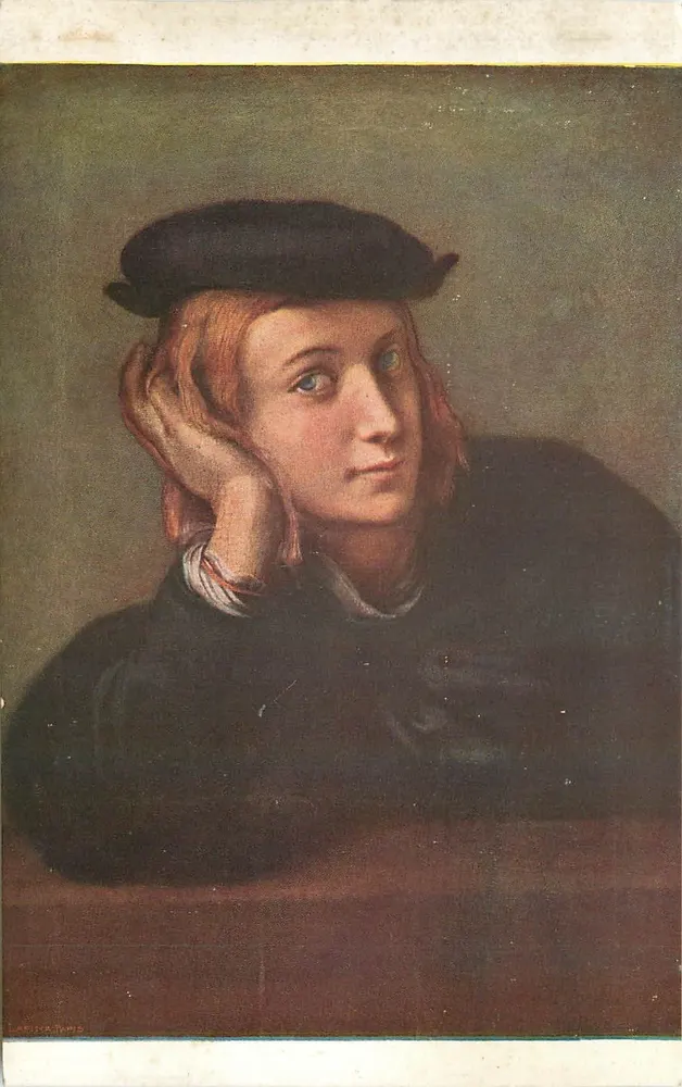 Retrato de jovem — Raffaello Santi dito Raphaël Santi (1483-1520) — Les Éditions Rommel, Paris - Frente