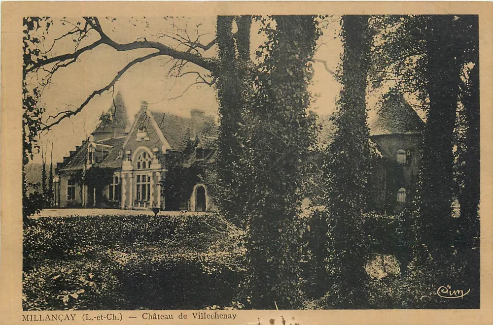 Millançay (L.-et-Ch.) — Castillo de Villechenay — Editor Cim - Anverso