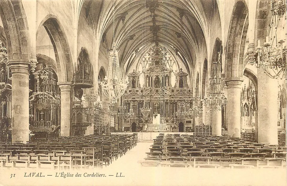Laval — La Chiesa dei Cordeliers — LL. - Recto