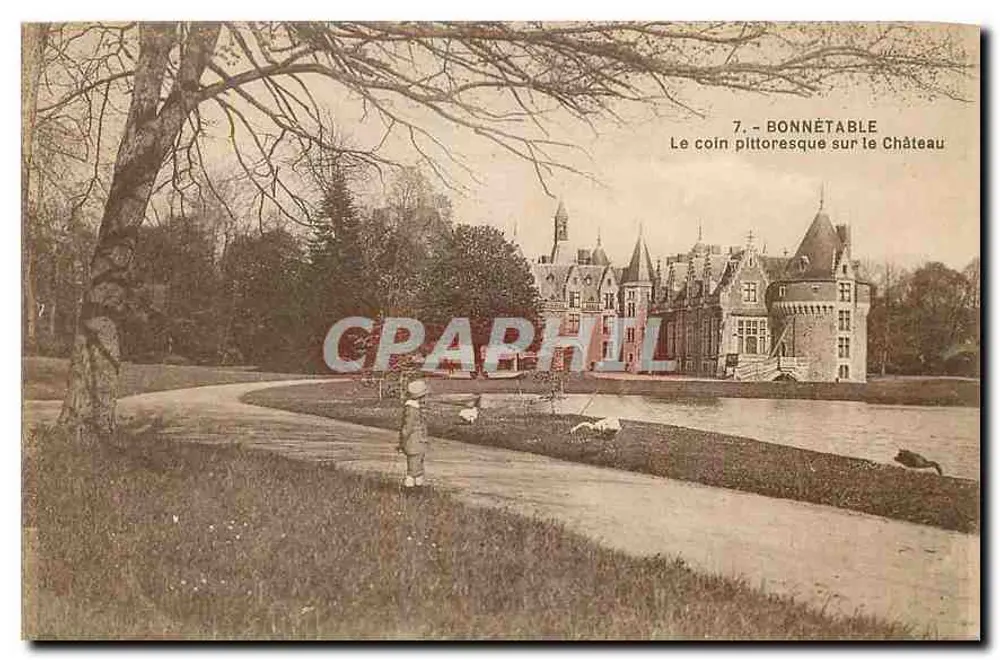 Bonnétale — O canto pitoresco ao lado do Castelo — A. Dolbeau, Le Mans - Frente