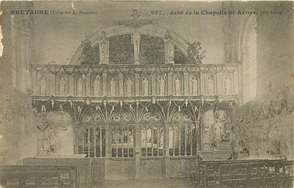 Jubé der Kapelle St-Avoye, nahe Aunay — Bretagne — Sammlung E. Hamonic, n° 937 - Vorderseite