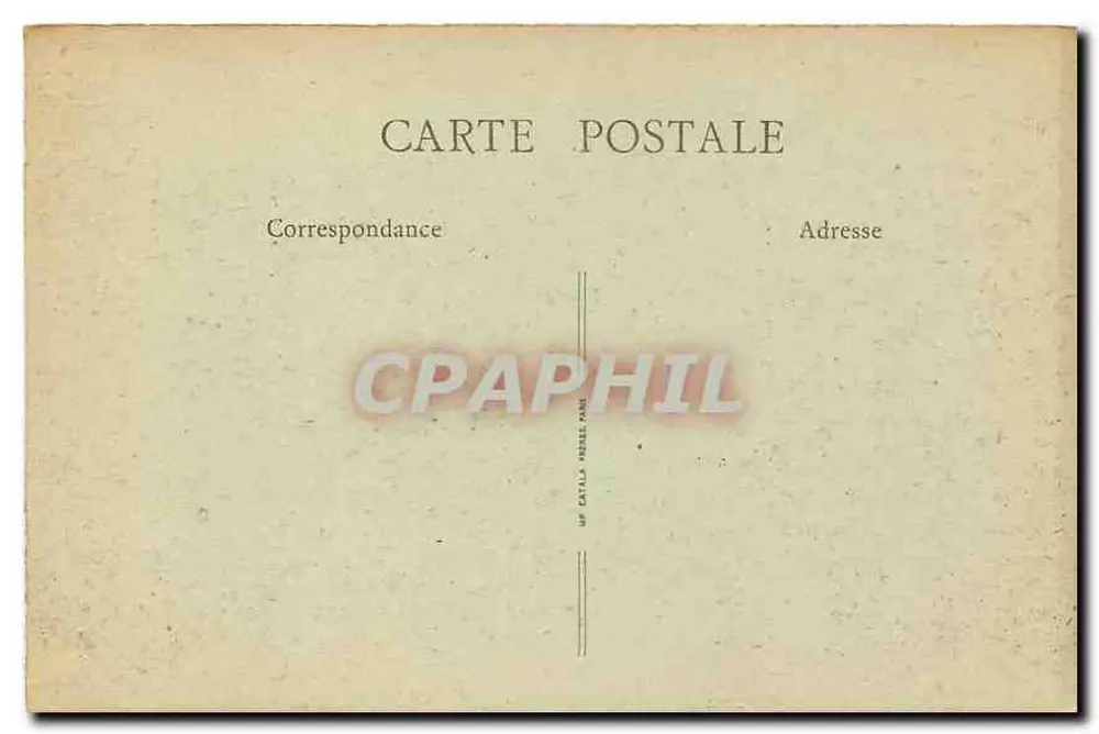 Lyon - Fonte Bartholdi erguida em 1892 — S.P. Paris - Verso