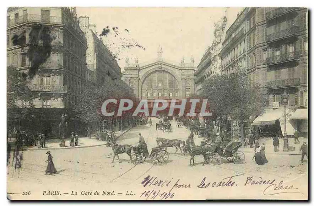 PARIS — La Stazione del Nord — LL. n° 226 - Recto
