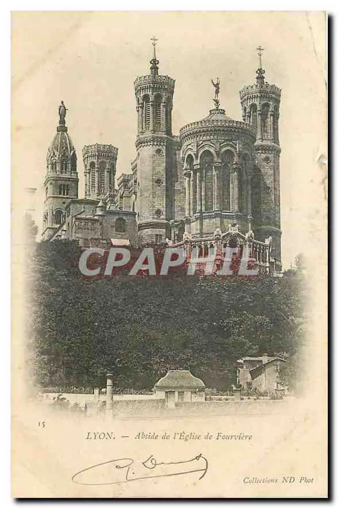 LYON — Abside da Igreja de Fourvière — Collections ND Phot - Frente