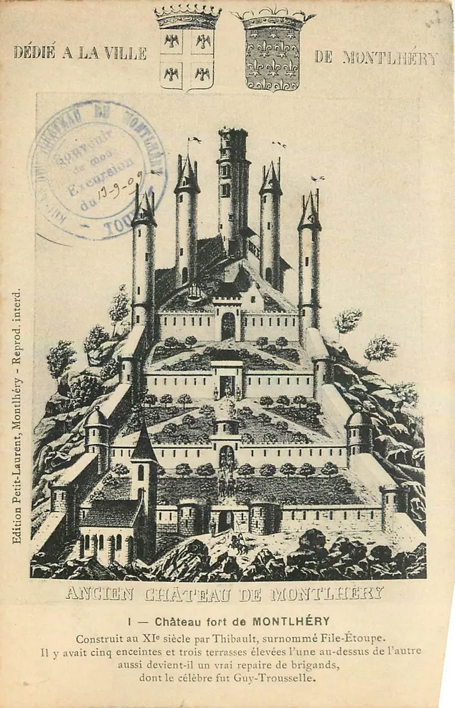 Ancient Castle of Montlhéry — Montlhéry — Edition Petit-Laurent, Montlhéry - Front