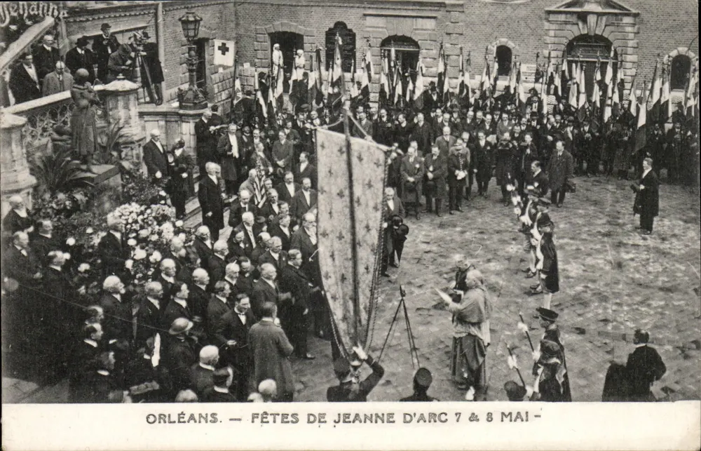 Orléans — Fêtes de Jeanne d'Arc 7 & 8 Mai — éditée par L. Lenormand, Orléans - Recto